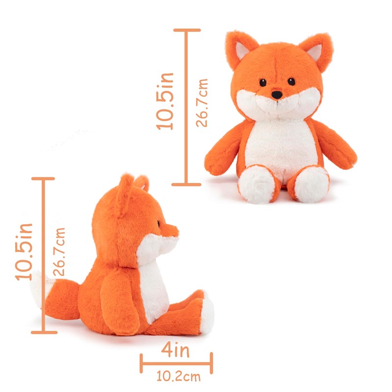 Fox Plushies, Coolable & Heatable Fox Stuffed Animal, 14.5 inch