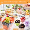Tetutor 425 Pack Plastic Dessert Cups with Lids and Spoons,
