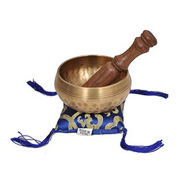Dharma Store Nepalese Hand Hammered Tibetan Meditation Yoga Singing Bowl Set