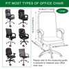 CRFATOP Stretch Computer Office Chair Cover with Durable Zipper -
