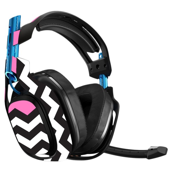 MightySkins Skin Compatible with Astro A50 Gaming Headset - Pink