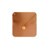 18K Gold Plated Charm Necklace for Women Trendy Coin Sun