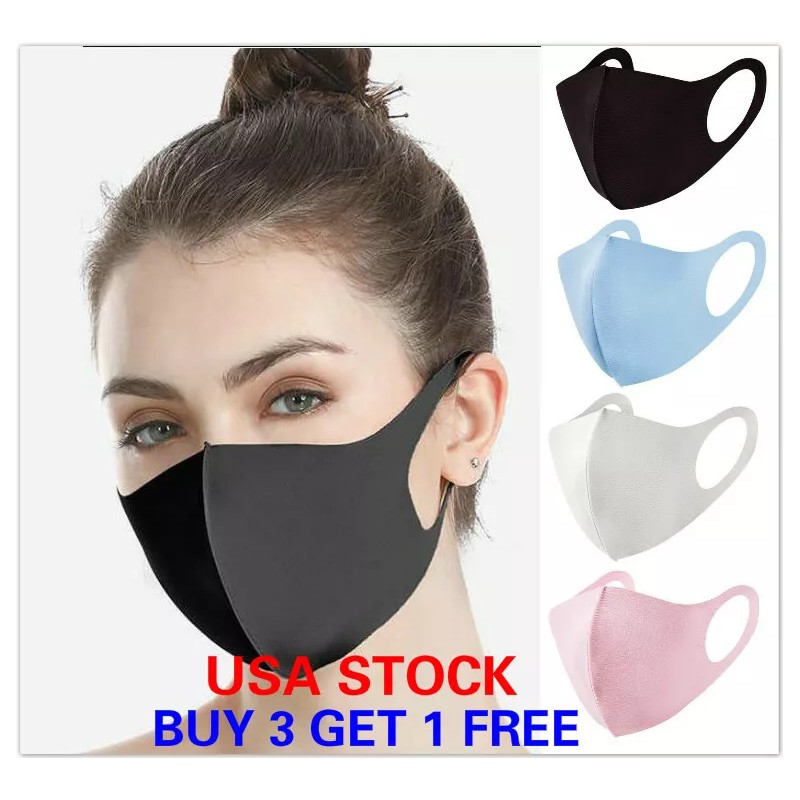 Face Mask Reusable Washable Covering Masks Clothing Men Women Protective