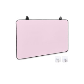 Stove Cover for Electric Stove, Solid Color Pink Stove Top Cover for Glass Top, Heat Resistant Rubber Mat Foldable Cooktop Cover Top Protector, 28.5"x20.5"