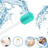 Wellgler's Sterile Sponge Mouth Swabs,Disposable Oral Swabs,Individually Wrapped (100pcs,sky blue)