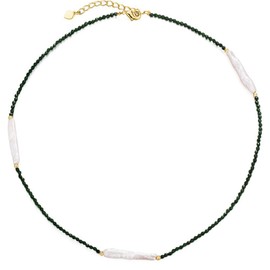 XXKOTWA Baroque Pearl Necklace Neutral Style Chocker Black Minimalist Design Necklace for Women Jewelry Gift for Birthday/Anniversary/Mother's Day