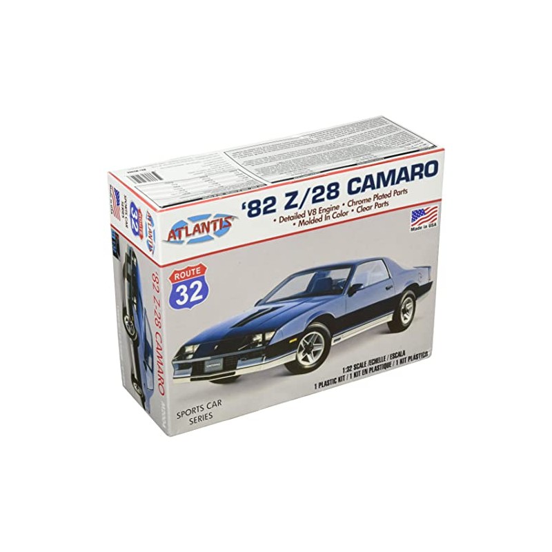 Atlantis Model 1/32 Route 32 1982 Z/28 Camaro Plastic Model