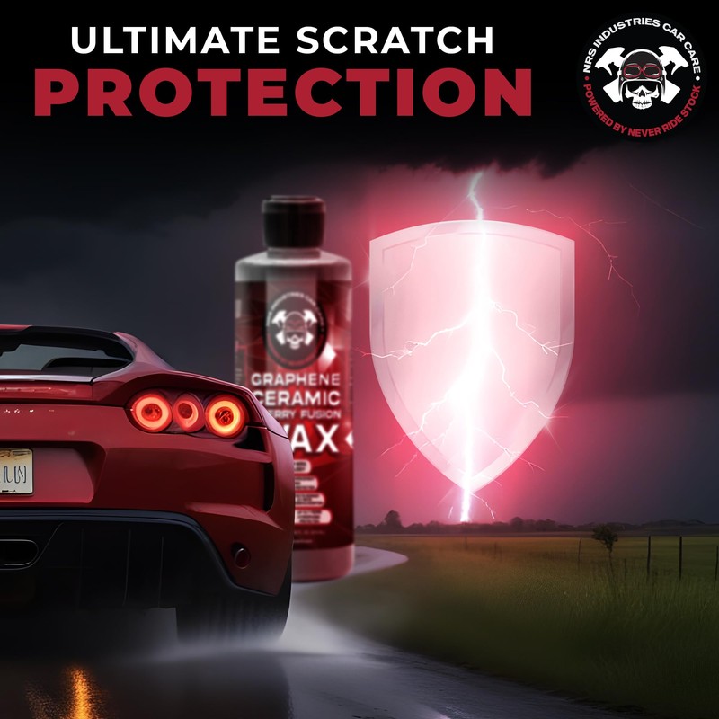 NRS Industries Graphene + Ceramic Car Wax Polish Cherry Fusion,