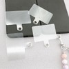 UtySty 25 Pack Phone Tether Tab Transparent Phone Lanyard Tabs