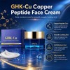 Ghk-Cu Copper Peptide Face Cream, Deep Hydrating Skin Moisturizer, 1.69