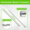 PWACCS 14" Pressure Washer Surface Cleaner, Stainless Steel Surface Cleaner