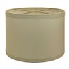 Banded Eggshell Lampshade with Washer Attachment Top Diameter 8 inches