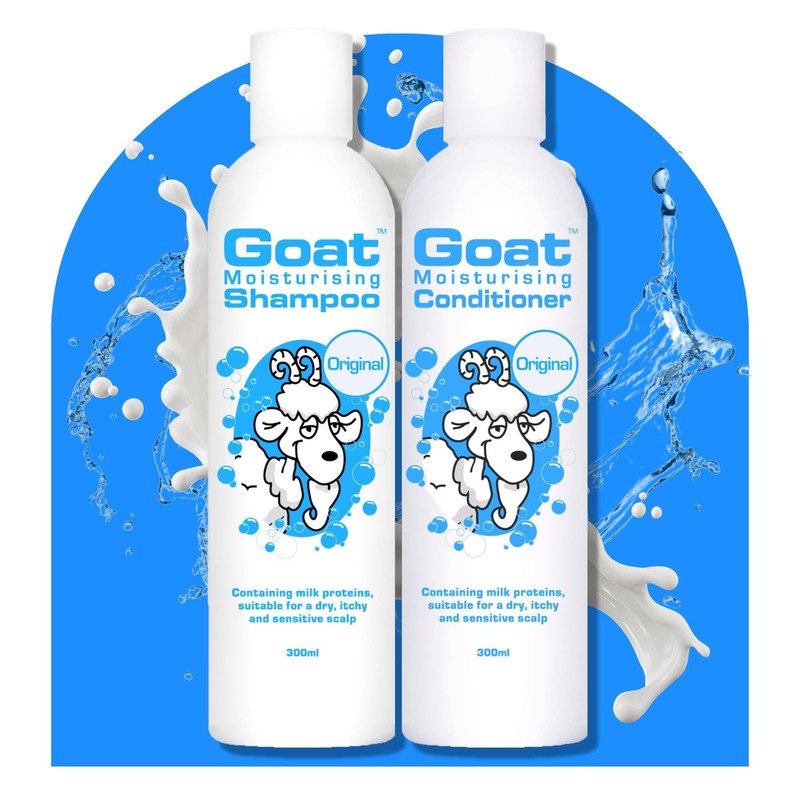 Goat Milk Soap Moisturizing Shampoo & Conditioner Value Pack -