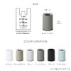 Ideaco TUBELOR Mini Designer Round Countertop Trash Can, Conceals any