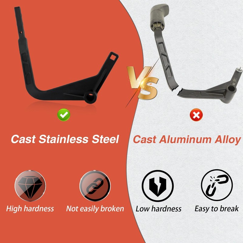 KPALAG Upgrade Stainless Steel Cast Gear Shift Shifter Lever Compatible
