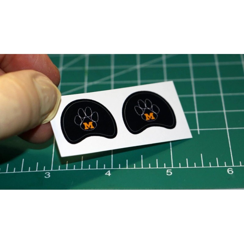 2012-2017 C Missouri Mizzou Tigers Football Gumball Helmets *DIECUT DECALS