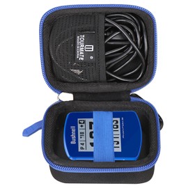 Tourmate Golf - Funda de almacenamiento GPS compatible con Bushnell Phantom 2 GPS telémetro con soporte magnético BITE y GreenView con Wearable4U Ultimate 3 herramientas de golf (azul, solo carcasa)