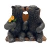 Napkin Holder with Kissing Bears Cabin Rustic Style Dining Décor