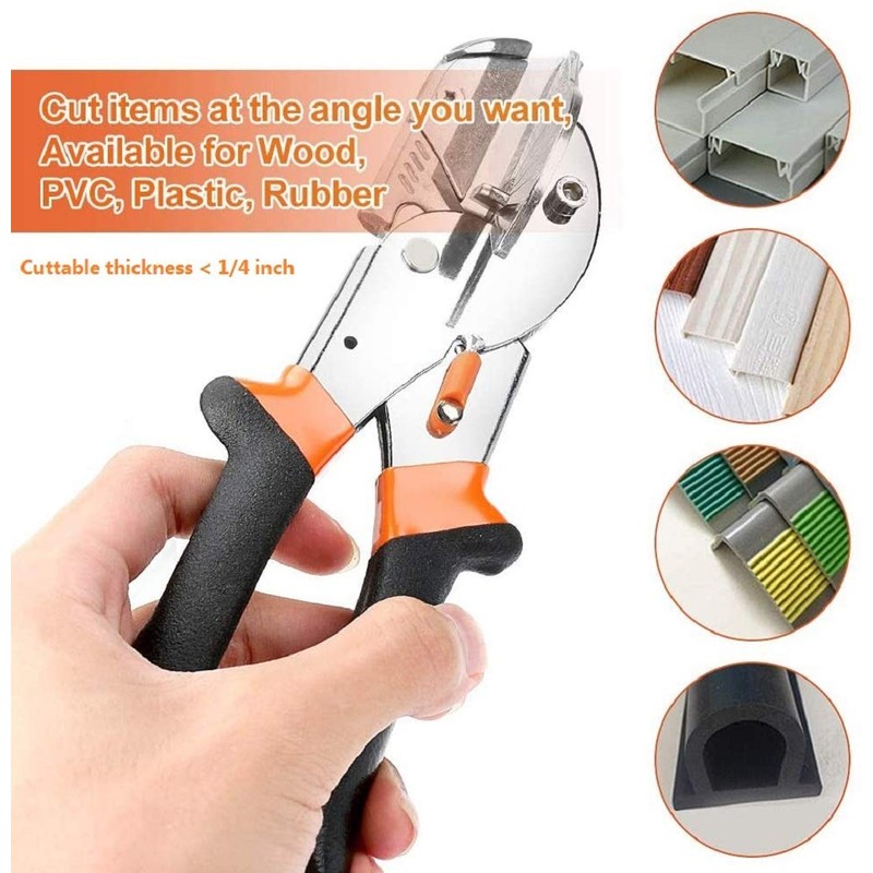 Multi Angle Miter Shear Cutter, Jhua 8'' Multifunctional Trunking Shears