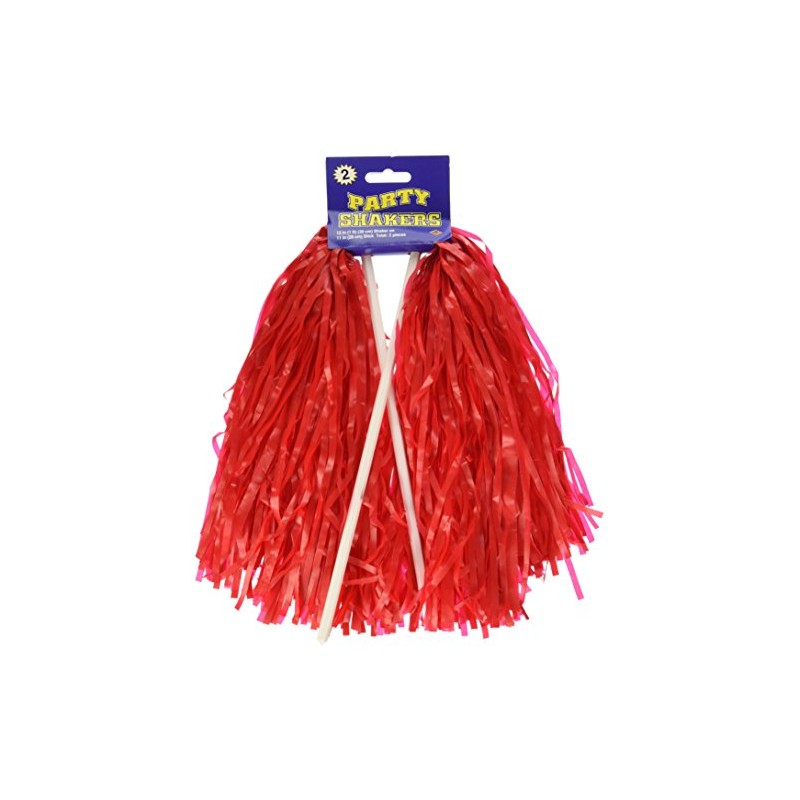 Beistle Red Poly Shakers