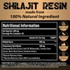 Shilajit Resin Gold Standard Shilajit - 600mg Himalayan Shilajit Blend