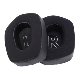 2 Pairs Headset Cooling Gel Ear Pads Replacement for G733 and G335 Cooling Gel Memory Foam Ear Cushions with Protein Leather Breathable Design