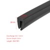 TA-VIGOR Edge Trim U Seal Black Rubber U Channel Edge