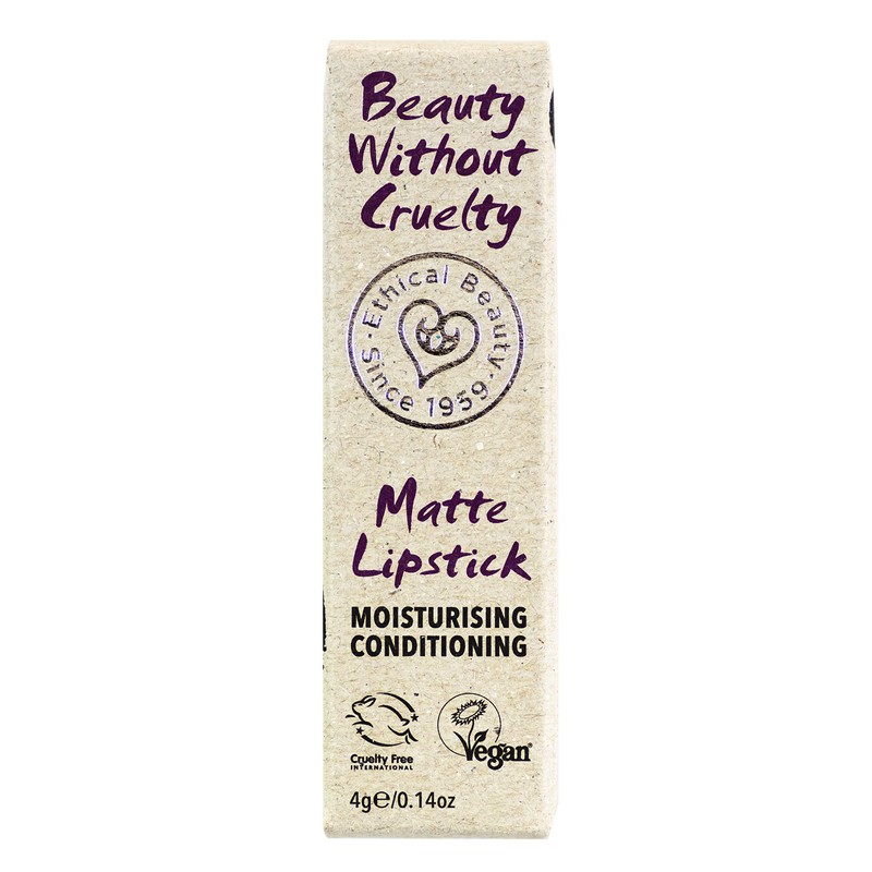 Beauty Without Cruelty Natural Infusion Matte Moisturising Lipstick Paradisia