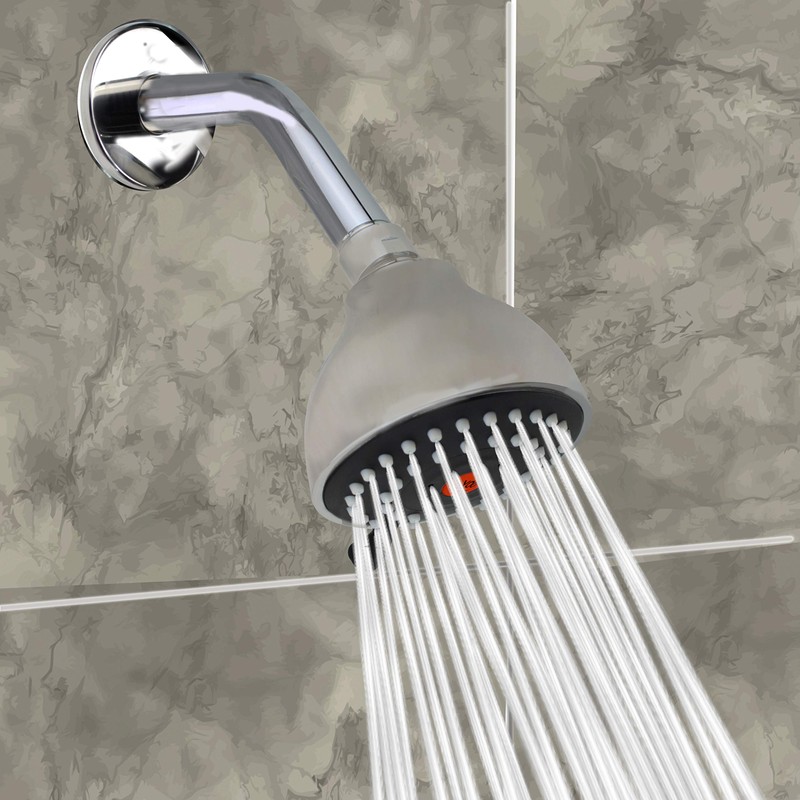 YOO.MEE High Pressure Fixed Shower Head - Strong Powerful Pressure
