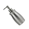 BUGUUYO Manual Liquid Soap Dispenser Stainless Steel Shampoo Bottle for Bathroom