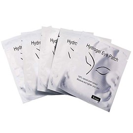 50 Parches de Extensión de Pestañas, Almohadilla de Gel de Ojos de Hidrogel, Cinta y Pegatina de Extensión de Pestañas para Permiso y Tintado