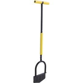 GOTOTOP Herramienta de Bordeadora de Césped, Bordeadora de Césped de Media Luna de Acero Inoxidable con en T para Jardines y Aceras