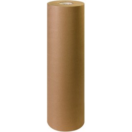 BOX USA Kraft Brown Paper Roll, 50#, 30" x 720', 100% Recycled Paper, Ideal for Shipping, Packing, Moving, Gift Wrapping, Craft, Dunnage and Parcel