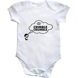 Hippowarehouse Crimble crumble baby vest bodysuit (short sleeve) boys girls