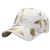 CHROME CRANE CB071 Men's Cap, Hat, Gold, Feathers, Golden, Stylish,