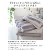Hiorie Big Face Towels, Made in Japan, Approx. 15.7 x
