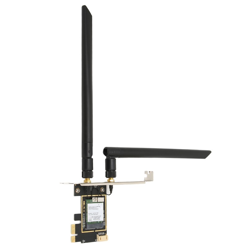 PCIe Network Card 1800Mbps BT5.2 2.4G/5Ghz Dual Antenna MU MIMO