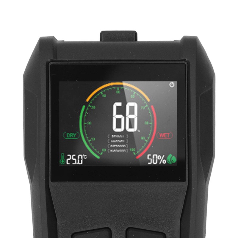 Pinless Moisture Meter LCD Digital Display 4 in 1 Dampness