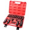 SONIGEKO Socket Set 1/2" Drive Impact Socket Set,19-Piece 6 Point