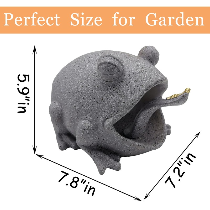 Teaeeno Frog Gutter Downspout Extension Decorative, Animal Gutter Extension Decor