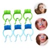 FOMIYES 4sets Nosebleed Stopper Clips Portable Nasal Nose Clips for