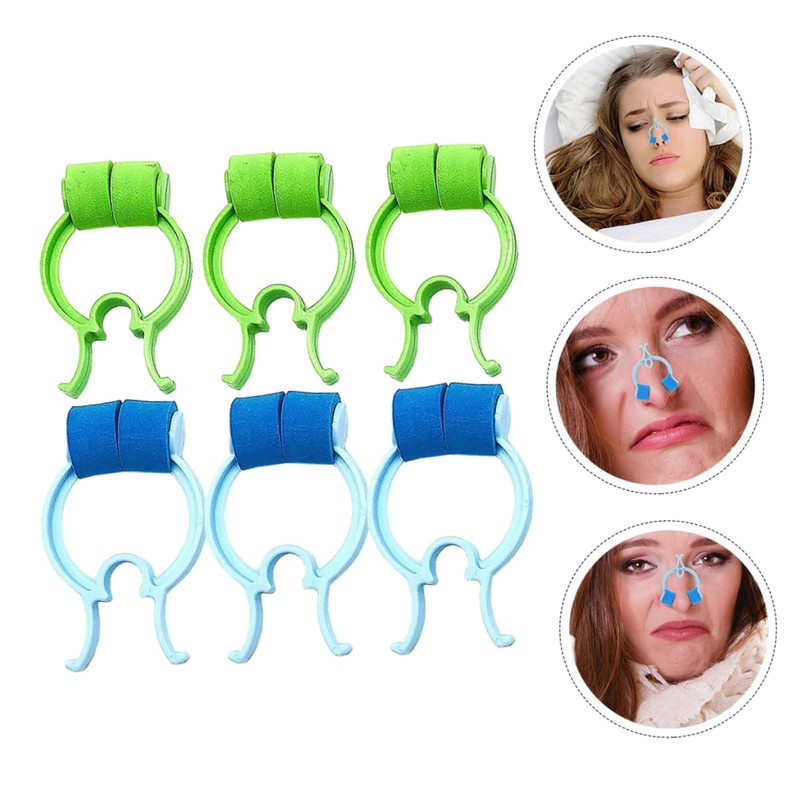 FOMIYES 4sets Nosebleed Stopper Clips Portable Nasal Nose Clips for