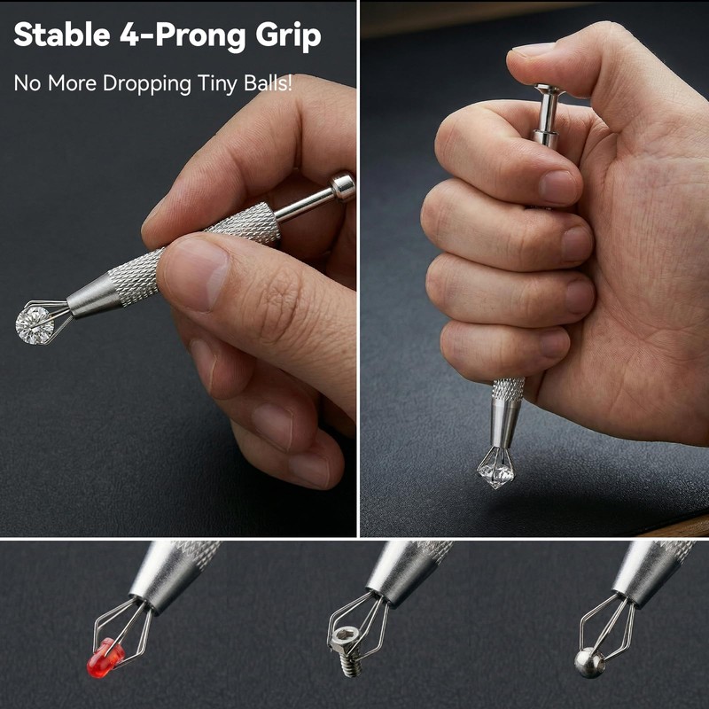 Beeutik 2 PCS Piercing Ball Grabber Tool, for Changing 14G