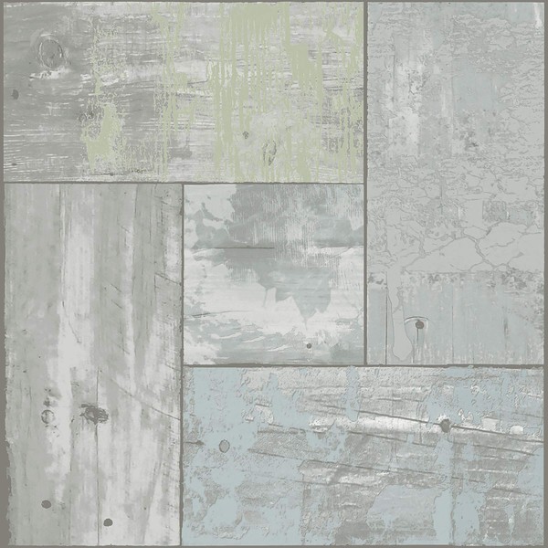 FloorPops FP3290 Boardwalk Peel & Stick Floor Tiles, Grey
