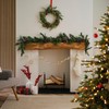 Ginger Ray Artificial Foliage Hanging Wreath Christmas Home Decoration Set
