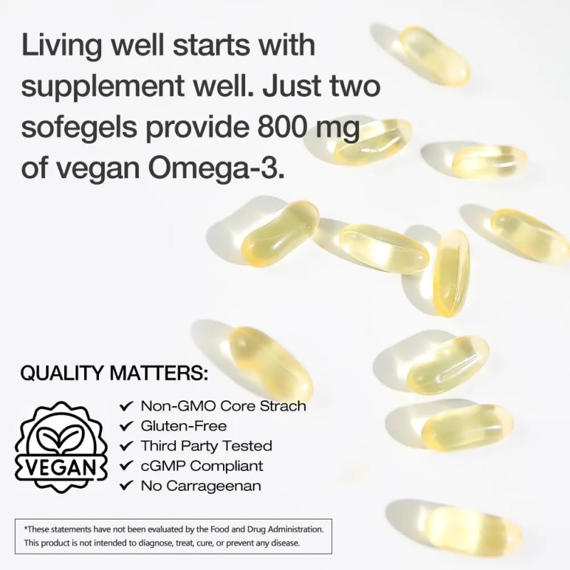 Vegepower Omega-3 Algas Vegano 90 Cpsulas