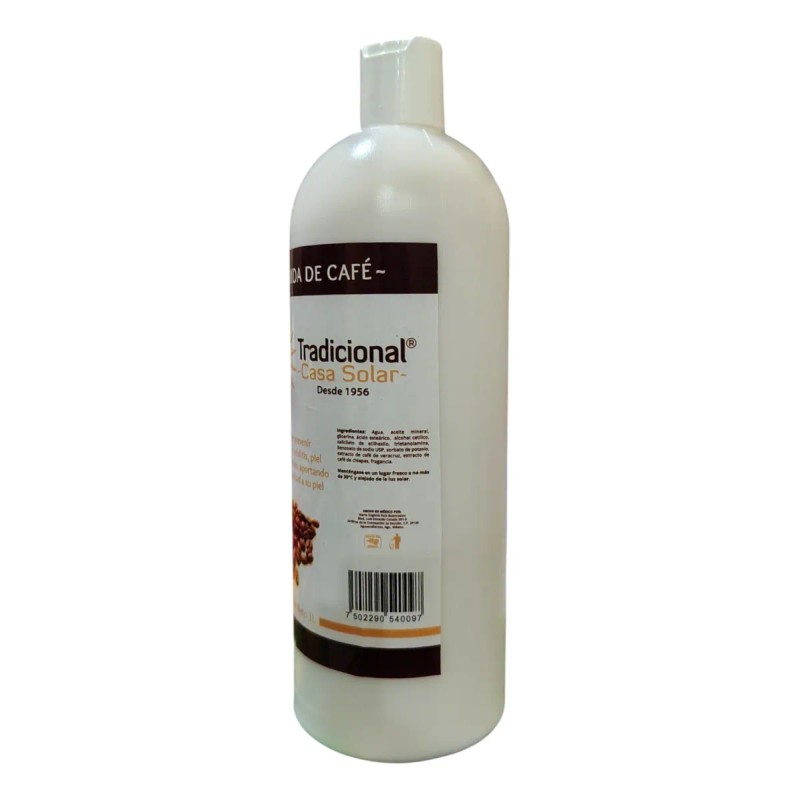 Crema Corporal Liquida Café 1lt Casa Solar