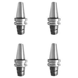 Timunr 4Pcs Collet Chuck Tool Holder BT30 x ER16-70 Set Total Length 135.4 MM Chuck Tool Holder Set Mill Holder Fit for CNC Engraving Machine Milling Lathe