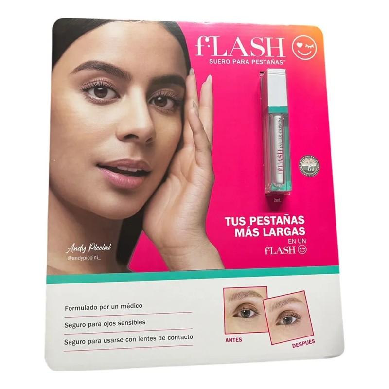 Sérum Crecimiento Pestañas Cejas Volumen 2.5ml Hipoalergénico