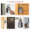 LOFICOPER Key Lock Box for Outside, Wall Mount Key Safe